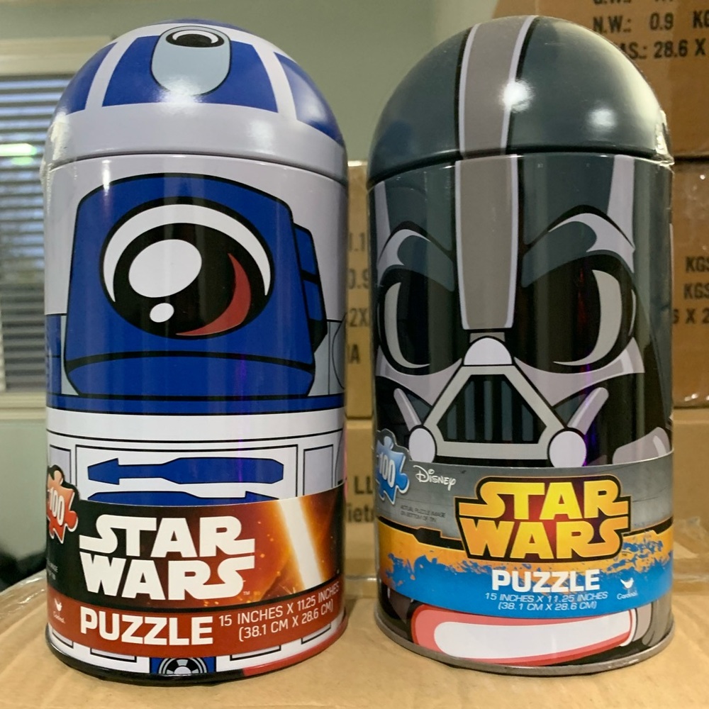 2 -Star Wars Puzzle Bullet Shaped Tin (100pcs)